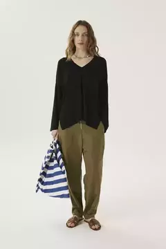 SWEATER NEGRO JAZMIN CHEBAR T2 - comprar online