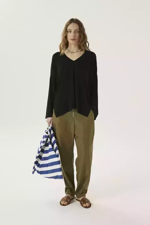 SWEATER NEGRO JAZMIN CHEBAR T2 - comprar online