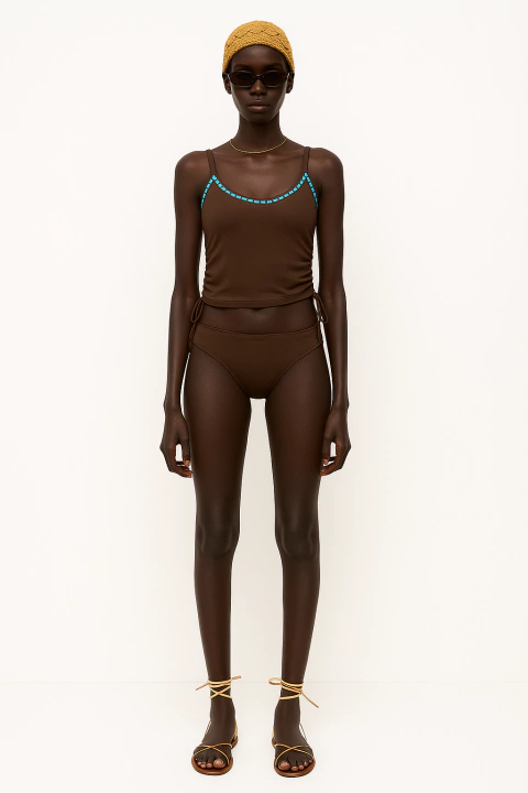 TANKINI SWIMDAYS CHOCOLATE T2