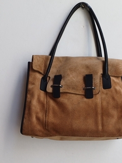 CARTERA PRUNE GAMUZA CAMEL - comprar online