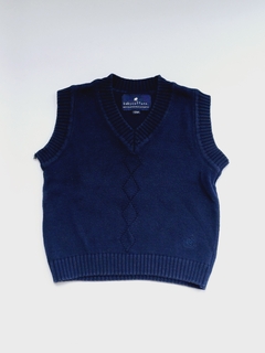 CHALECO BABYCOTTONS AZUL 12M