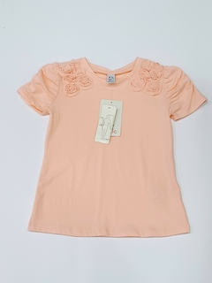 REMERA ZARA 4/5 SALMON
