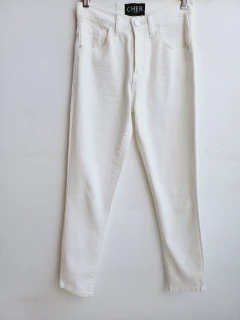 JEAN CHER SKINNY 24 OFF WHITE - SECONDMODEVINTAGE