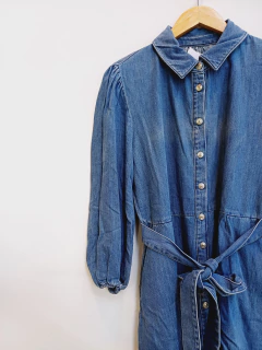 VESTIDO ZARA DENIM L CHICO - SECONDMODEVINTAGE