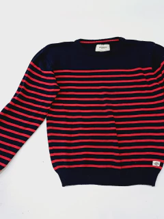 SWEATER KEVINGTON 10T AZUL Y ROJO - comprar online