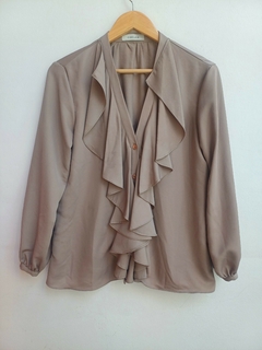 BLUSA CIBELES VOLADOS MOCCA M