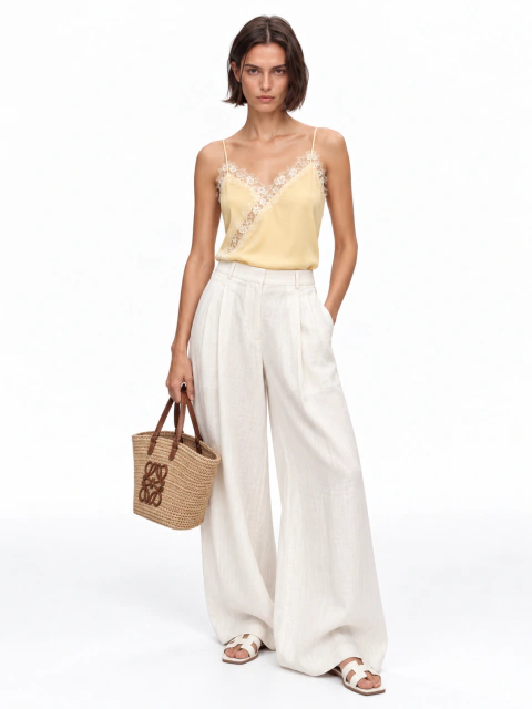 TOP LENCERO AMARILLO S
