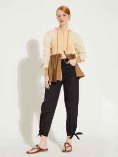 PANTALON KATE JAZMIN CHEBAR NEGRO T3 - comprar online