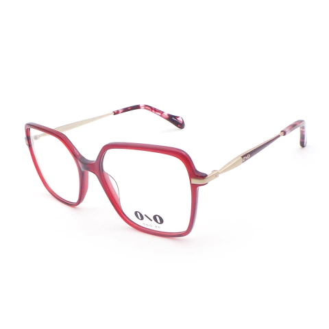 Óculos de grau ono on0028 b4o6 vermelho translúcido