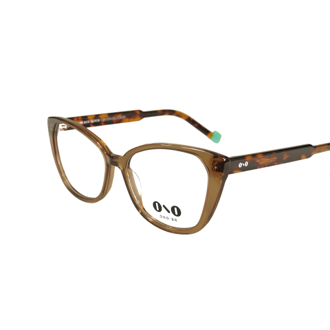 Óculos de grau ono on0042 m4d1 marrom claro translúcido - comprar online