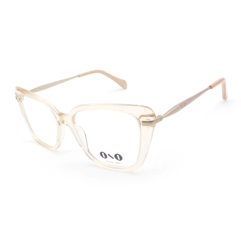 Óculos de grau ono on0030 f4o1 dourado claro translúcido