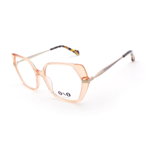 Óculos de grau ono on0029 n4o6 rosê translúcido