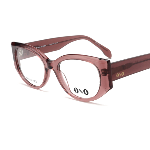 Óculos de grau ono on0014 r4r9 rosa escuro translúcido - comprar online