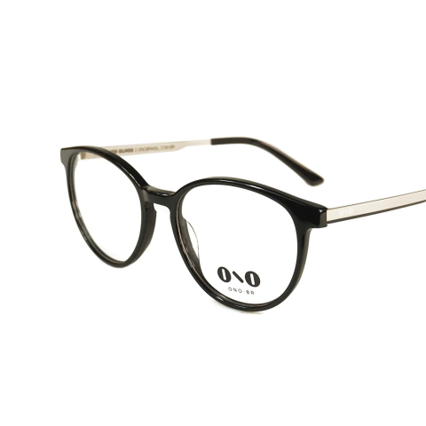 Óculos de grau ono on0039 p2s7 preto brilho