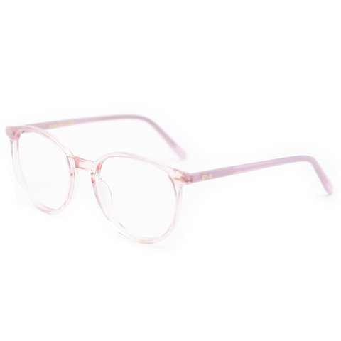 Óculos de grau ono 0008 r4r tam 53 rosa translúcido