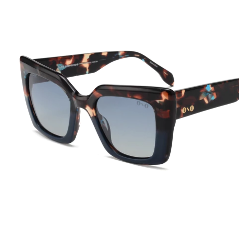 Óculos de sol ono on0015s d2d2 tortoise c/ azul - comprar online