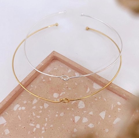 Choker Aro Folheado