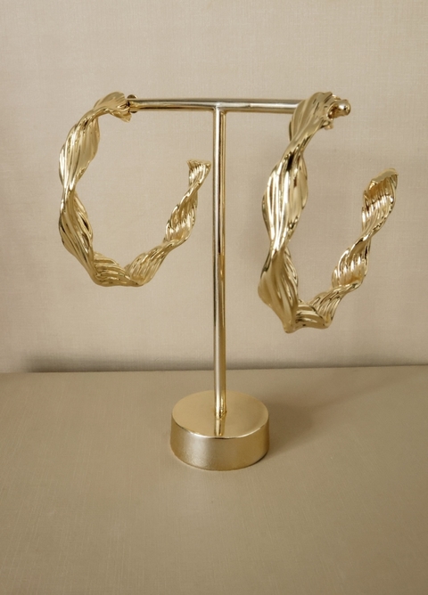Argola G trançada