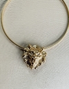 Choker Aro Pingente Leão