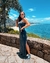 Vestido Longo Marmorizado - Olho Grego Cravejado - loja online