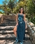 Vestido Longo Marmorizado - Olho Grego Cravejado - loja online