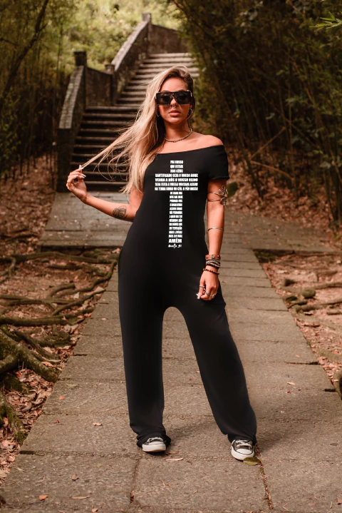 Macacão Longo - Cruz Pai Nosso - comprar online