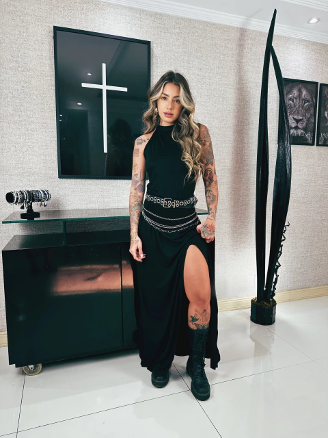 Vestido Sacerdote - All Black