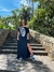 Vestido Longo Gola Canoa - Caveira Mexicana na internet