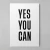 Quadro com Borda Infinita FRASES - Visualbrand