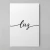Quadro com Borda Infinita FRASES - Visualbrand