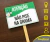 Placa de aviso na internet