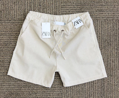 Short Linho zara - - comprar online
