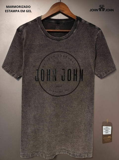 camiseta john J. Marmorizada - comprar online