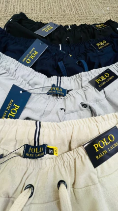 Short Linho RALPH PLUS SIZE AREIA