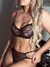 Conjunto Andréia Preto Com Vermelho - loja online