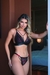 Conjunto Kátia Preto Com Vermelho na internet
