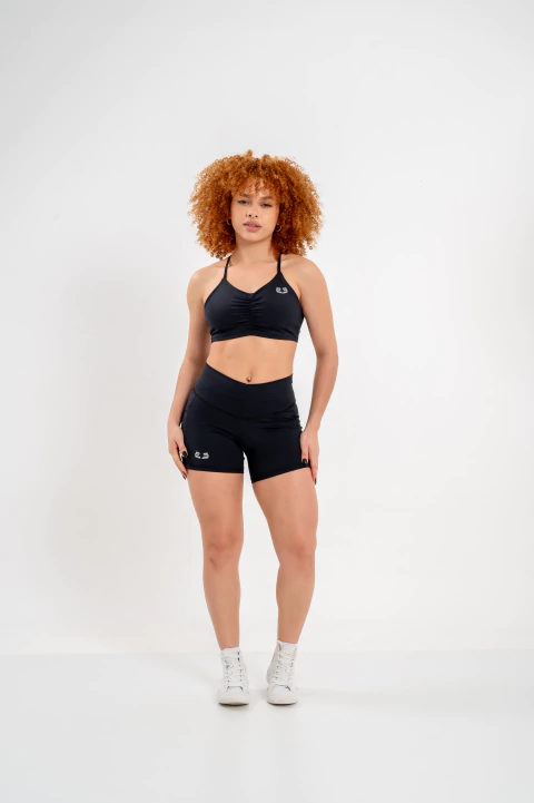 SHORT BOLSO -cor preta