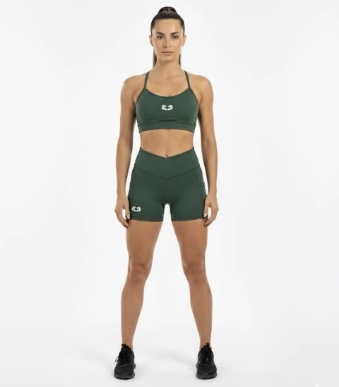 SHORT BOLSO - cor verde militar