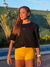 Crooped - Estilo Oversized - Cor preta logo E3 dourada