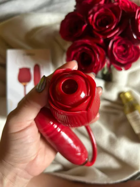 Rosa Sugador de Clitóris com Vibrador Vai e Vem Ponto G Recarregável