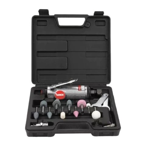 Amoladora neumática recta 1/4" AMX + ACCESORIOS AT-7033K - comprar online