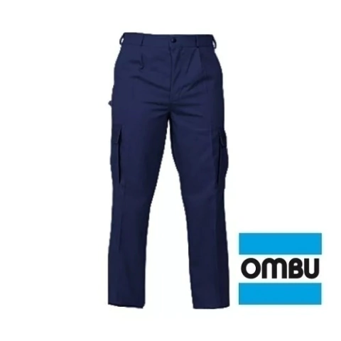 PANTALON CARGO AZUL