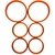 Jgo Oring Para Dos Calipers de Rueda NARANJA Bendix Chico Fiat 1500 y 125