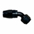 Conector Forjado An6 45 grados, Negro