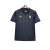 Camisa masculina azul da Juventus III 24/25, modelo torcedor, com detalhes em amarelo e padrão texturizado.