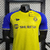Camisa Al-Nassr 1 Home Amarela 2022-2023 Jogador Masculina Gola Redonda