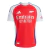 Camisa do Arsenal I Home 24/25, vermelha com detalhes em azul e branco, modelo para torcedores da Adidas.