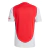 Vista traseira da Camisa Arsenal I Home 24/25 masculina da Adidas, em vermelho com detalhes em azul e branco