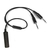 Adaptador para Headset - De Helicoptero (U174) para Dual Plug - Envio Internacional