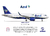 Perfil - Poster Airbus A320neo Azul